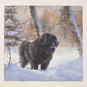Newfoundland Let It Snow Christmas Scarf