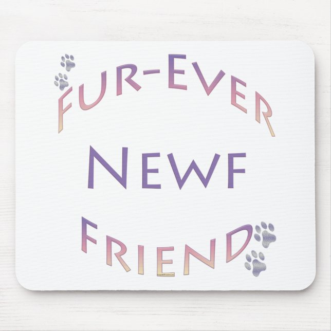 Newfoundland Love at First Lick Mouse Pad (Front)