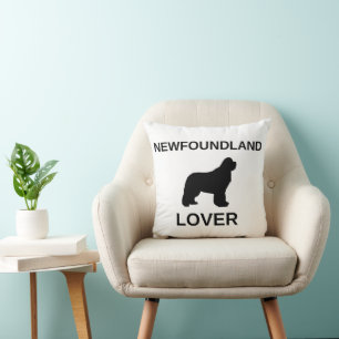 newfoundland lover throw pillow