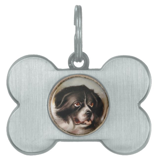 Newfoundland Miniature Pet Name Tag (Front)