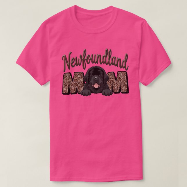 Newfoundland Mom T-Shirt (Design Front)