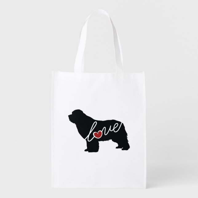 Newfoundland (Newfie) Love Grocery Bag (Front)