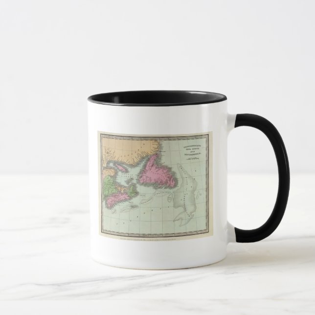 Newfoundland Nova Scotia And New Brunswick Mug (Right)