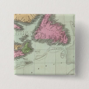 Newfoundland Nova Scotia And New Brunswick Pinback Button