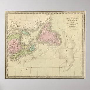 Newfoundland, Nova Scotia, and New Brunswick Poster