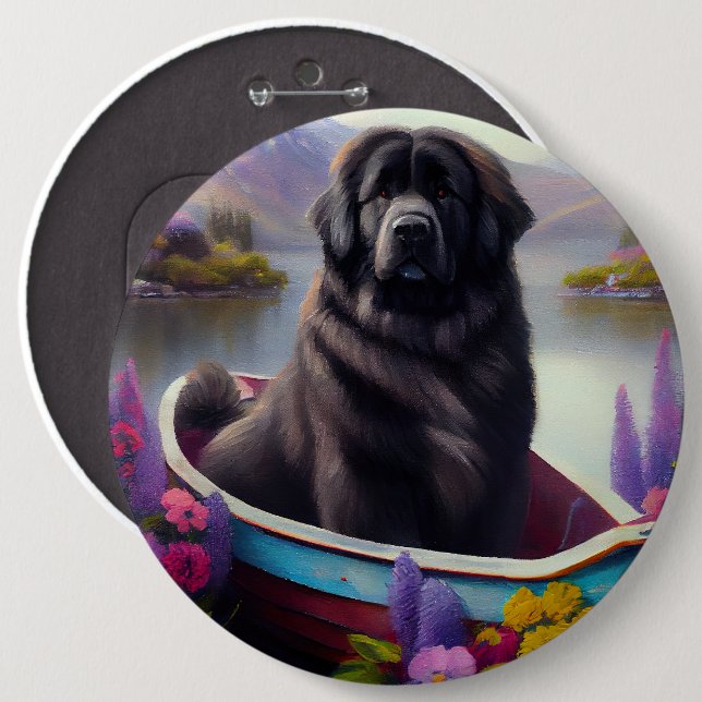 Newfoundland on a Paddle: A Scenic Adventure Button (Front & Back)