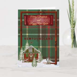 Newfoundland Original Provincial Tartan Holiday Card