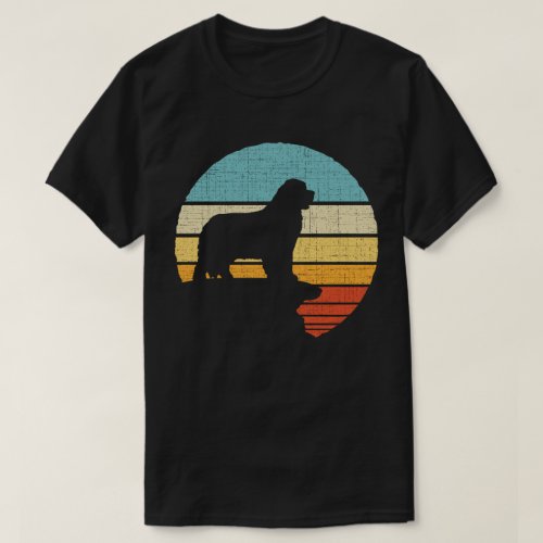  Newfoundland Owner Retro Vintage Dog Puppy Lover T_Shirt