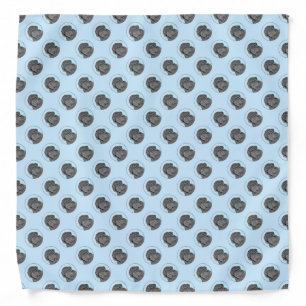 Newfoundland Painting - Cute Original Dog Art Bandana