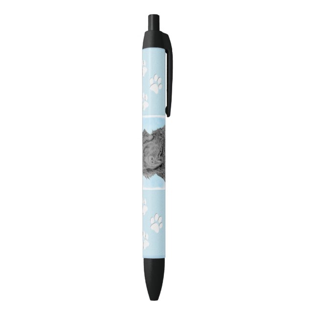 Newfoundland Painting - Cute Original Dog Art Pen (Bottom (Vertical))