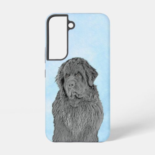Newfoundland Painting _ Cute Original Dog Art Samsung Galaxy S22 Case