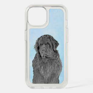 Newfoundland Painting - Cute Original Dog Art iPhone 15 Case