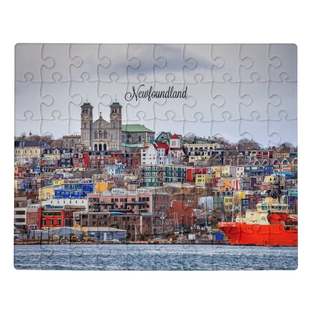 Newfoundland, panoramic cityscape photograph jigsaw puzzle (Puzzle Horizontal)