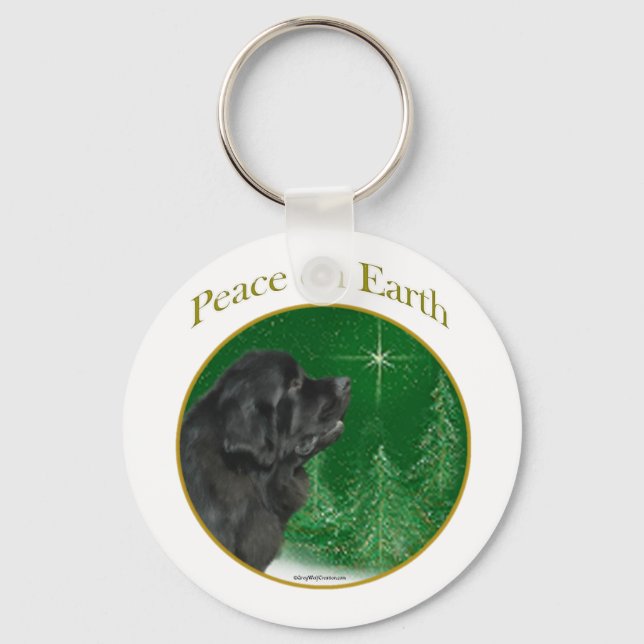 Newfoundland Peace Keychain (Front)