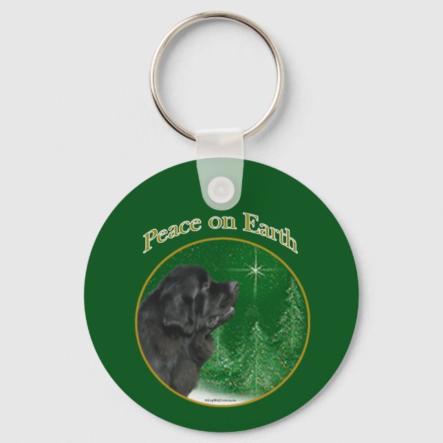 Newfoundland Peace Keychain (Front)