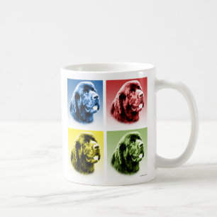 Newfoundland Pop Art Coffee Mug