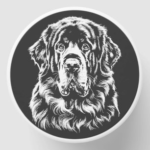 Newfoundland Portrait Minimalist Apparel Mini Candle Favors