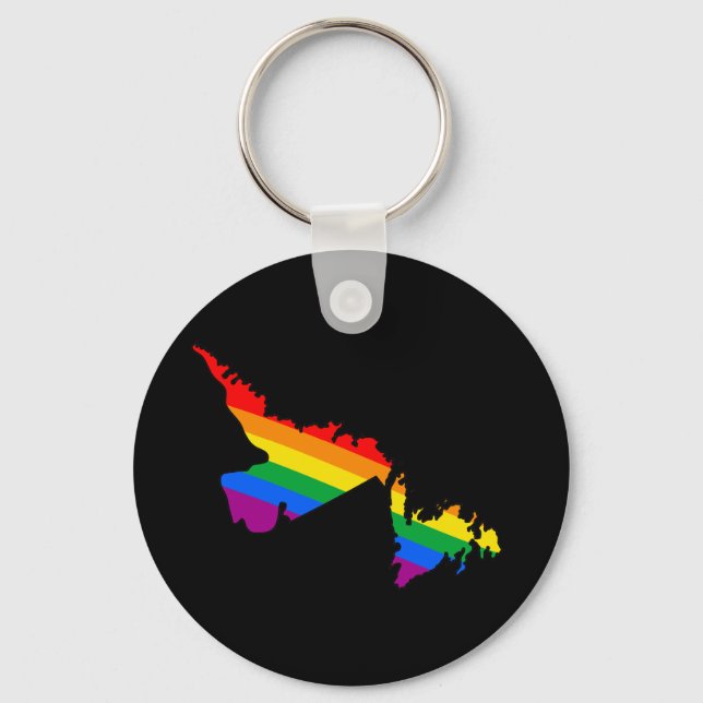 NEWFOUNDLAND PRIDE KEYCHAIN (Front)