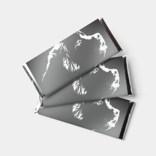 Newfoundland Puppy Dog Chocolate Personalized Hershey Bar Favors