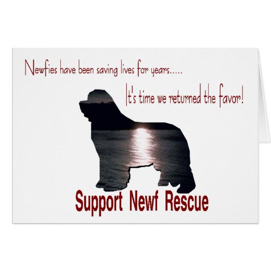Newfoundland Rescue Cards (Front Horizontal)