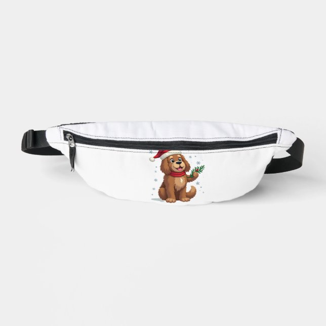 Newfoundland Santa Hat Fanny Pack (Front)