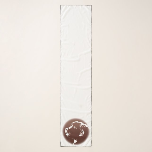 Newfoundland Scarf Stylish Puppy Dog Scarves (Front)