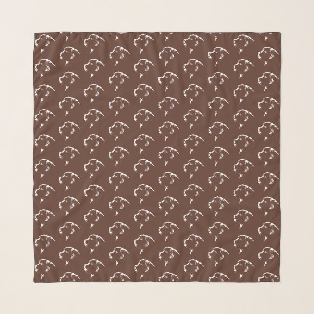 Newfoundland Scarf Stylish Puppy Dog Scarves (Front)