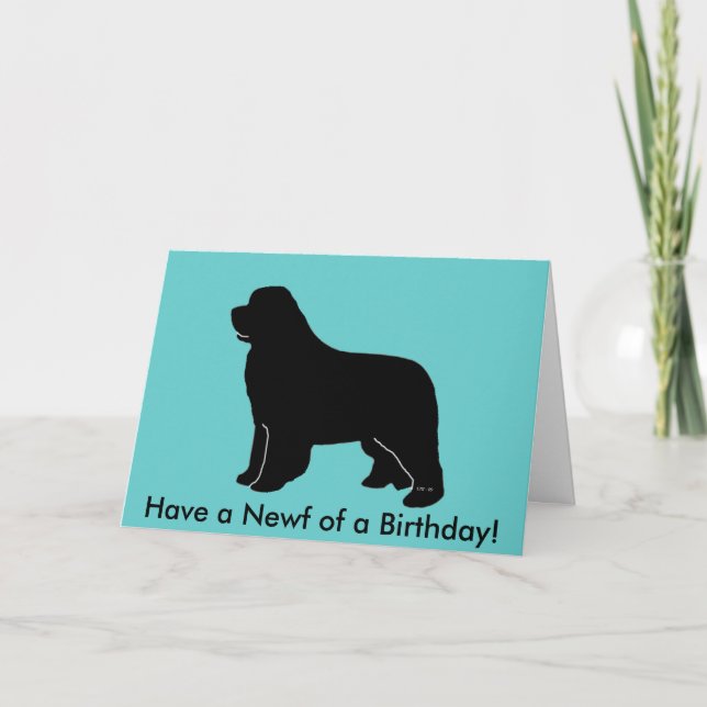 newfoundland silhouette card (Front)