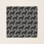 Newfoundland Silhouettes Pattern Scarf<br><div class="desc">Newf Lover's Scarf</div>