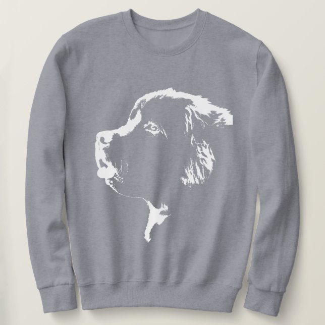 Newfoundland Sweatshirt Newfoundland Dog Shirts (Design Front)