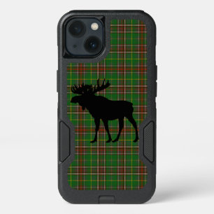 Newfoundland Tartan all over moose otter box case