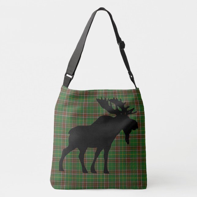 Newfoundland  Tartan moose Cross Bag (Back)