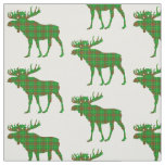 Newfoundland Tartan plaid moose fabric