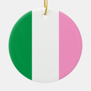 Newfoundland Tricolour flag (Canada) Ceramic Ornament