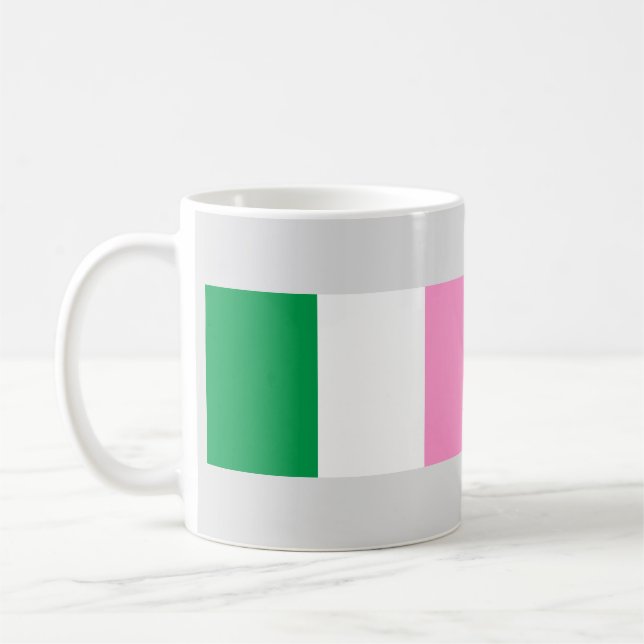 Newfoundland Tricolour flag (Canada) Coffee Mug (Left)