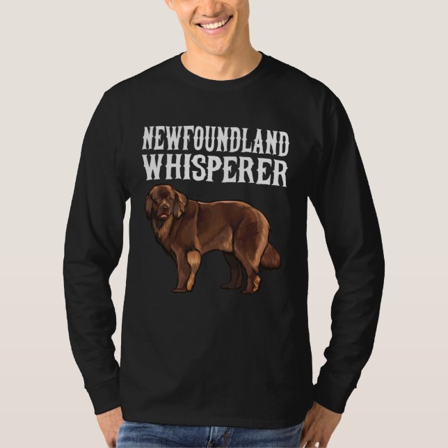 Newfoundland Whisperer Dog T-Shirt (Front)