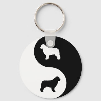 Newfoundland Yin Yang Keychain