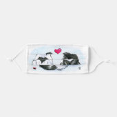 Newfy LOVE Adult Cloth Face Mask (Front, Folded)