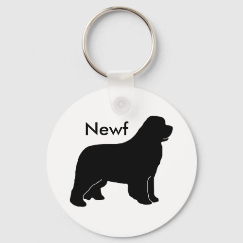 Newfy newf keychain