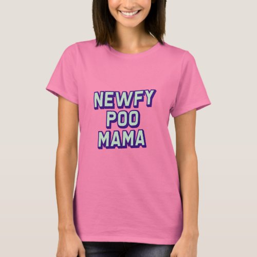 Newfypoo Mama Retro Beach Bubble Gum Gift   T_Shirt