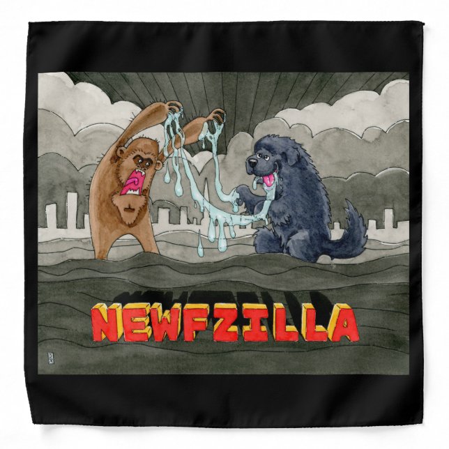 Newfzilla Bandana (Front)