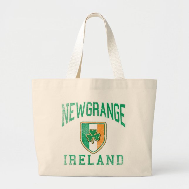 NEWGRANGE Ireland Large Tote Bag (Front)