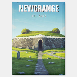 Newgrange Ireland Travel Magnet