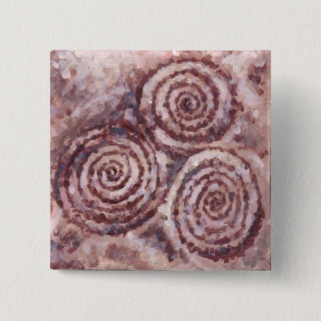 Newgrange Spiral Button (Front)