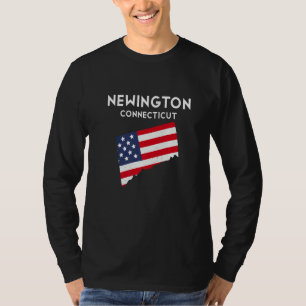 Newington Connecticut USA State America Travel Con T-Shirt