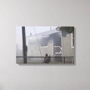 Newkirk Firefighter Canvas Print