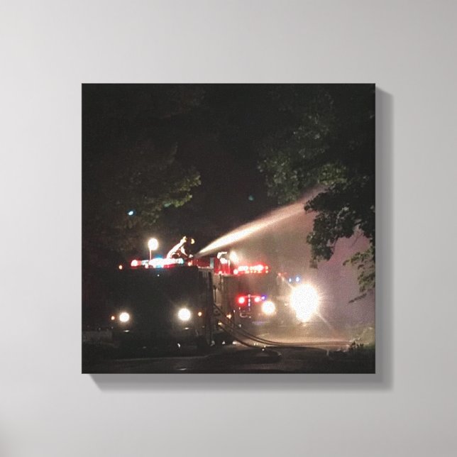 Newkirk Firetrucks Canvas Print (Front)