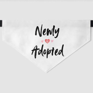Newly Adopted Rescue Pet Bandana Collar