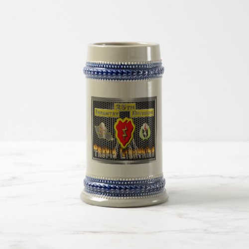 Newly Designed 25th Infantry Division Beer Stein