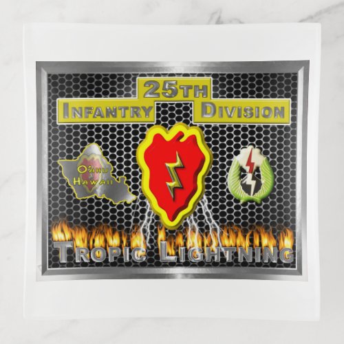 Newly Designed 25th Infantry Division Trinket Tray